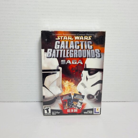 Star Wars Galactic Battlegrounds Saga (PC) New Sealed